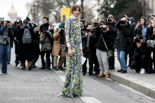 Street fashion: Paris Fashion Week Haute Couture wiosna-lato 2015