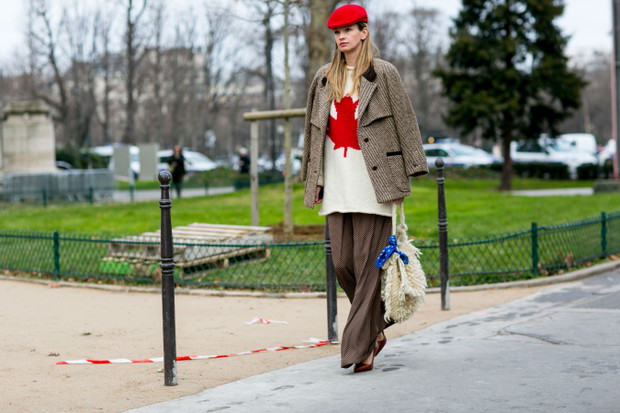 Street fashion: Paris Fashion Week Haute Couture wiosna-lato 2015