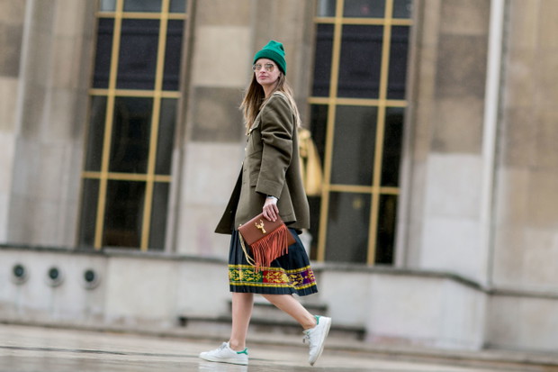 Street fashion: Paris Fashion Week Haute Couture wiosna-lato 2015
