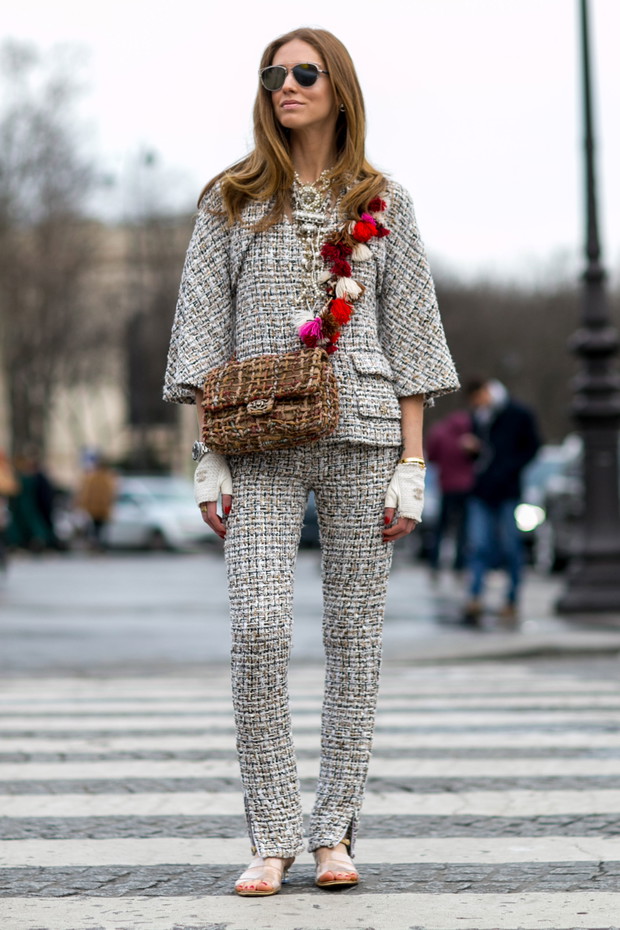 Street fashion: Paris Fashion Week Haute Couture wiosna-lato 2015
