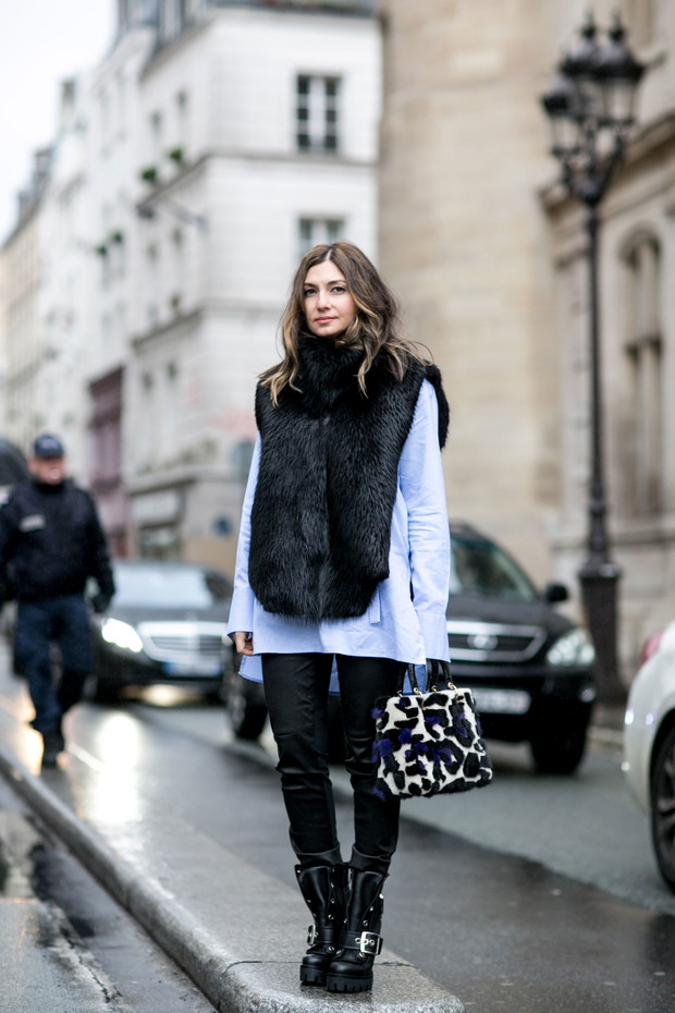 Street fashion: Paris Fashion Week Haute Couture wiosna-lato 2015