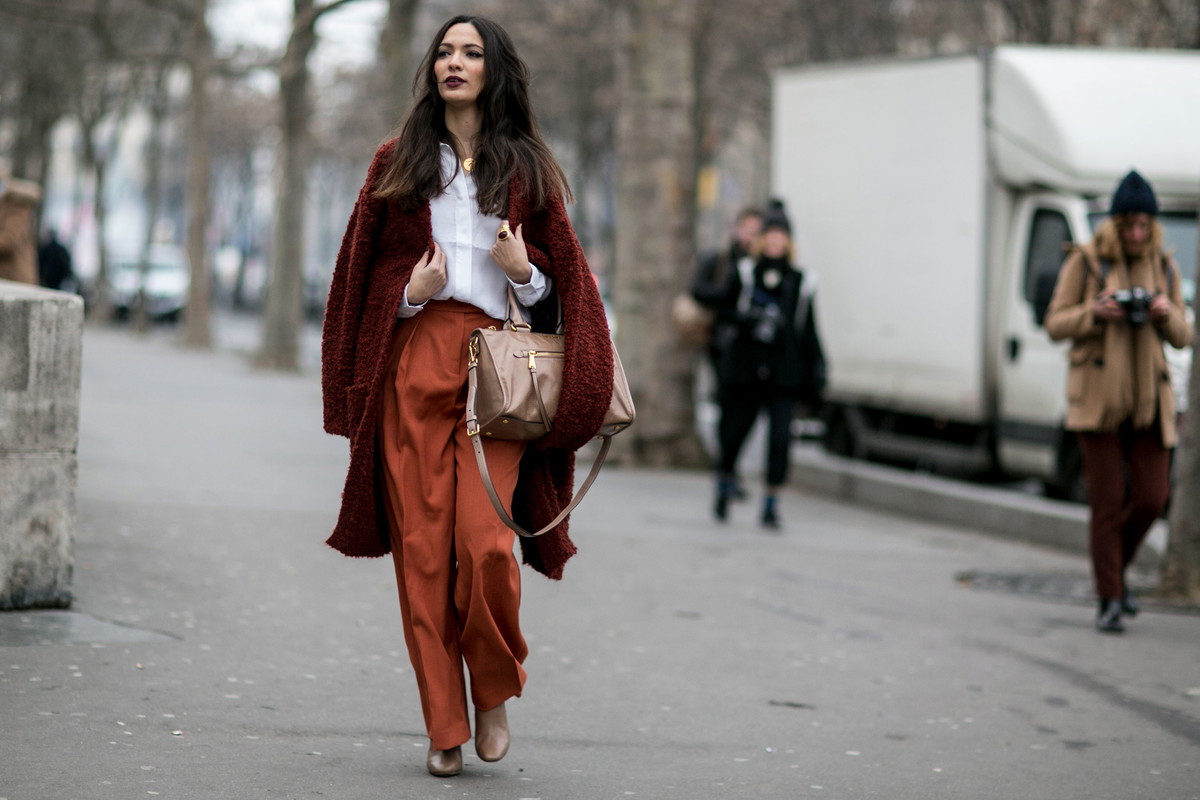 Street fashion: Paris Fashion Week Haute Couture wiosna-lato 2015