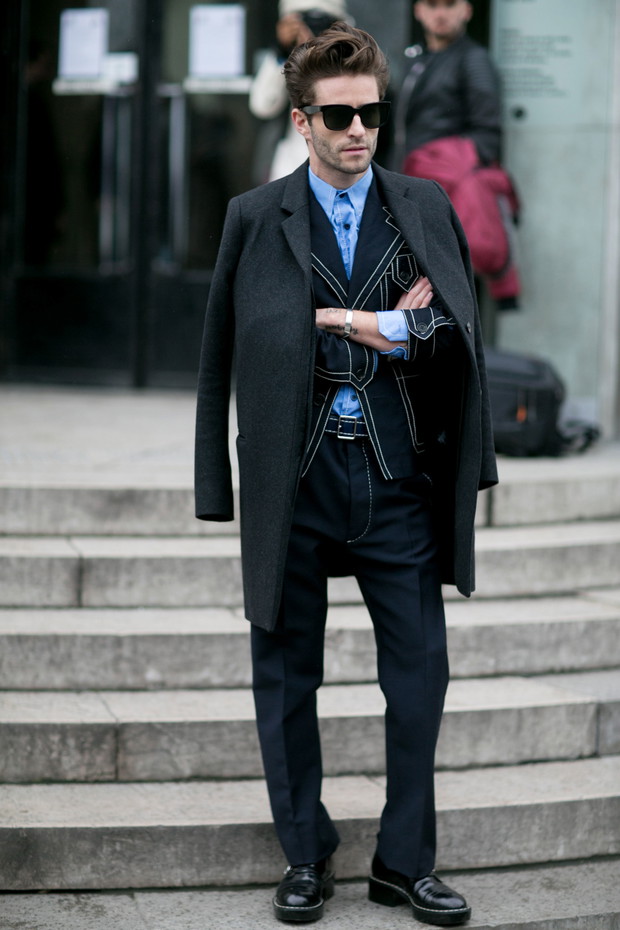 Street fashion: Paris Fashion Week Haute Couture wiosna-lato 2015
