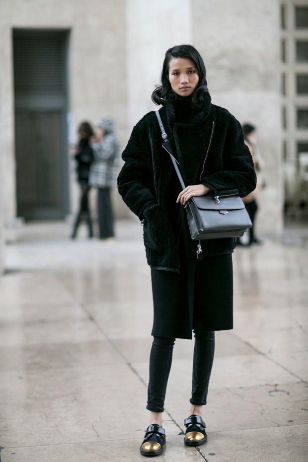 Street fashion: Paris Fashion Week Haute Couture wiosna-lato 2015