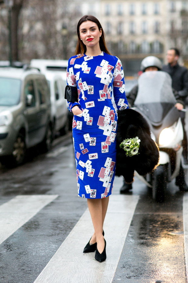 Street fashion: Paris Fashion Week Haute Couture wiosna-lato 2015