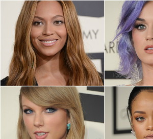 Grammy Awards 2015: fryzury i makijaż gwiazd
