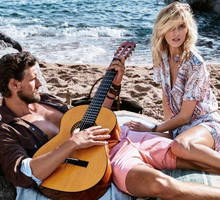 Anja Rubik i Sasha Knezevic w lookbooku Massimo Dutti wiosna 2015