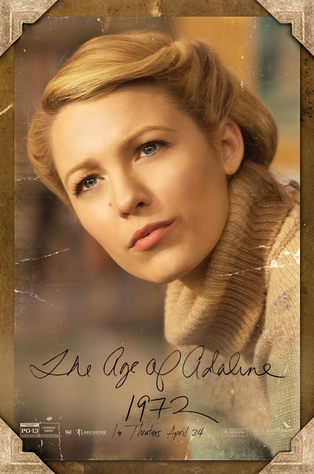 Blake Lively w filmie Wiek Adaline: zobacz plakaty
