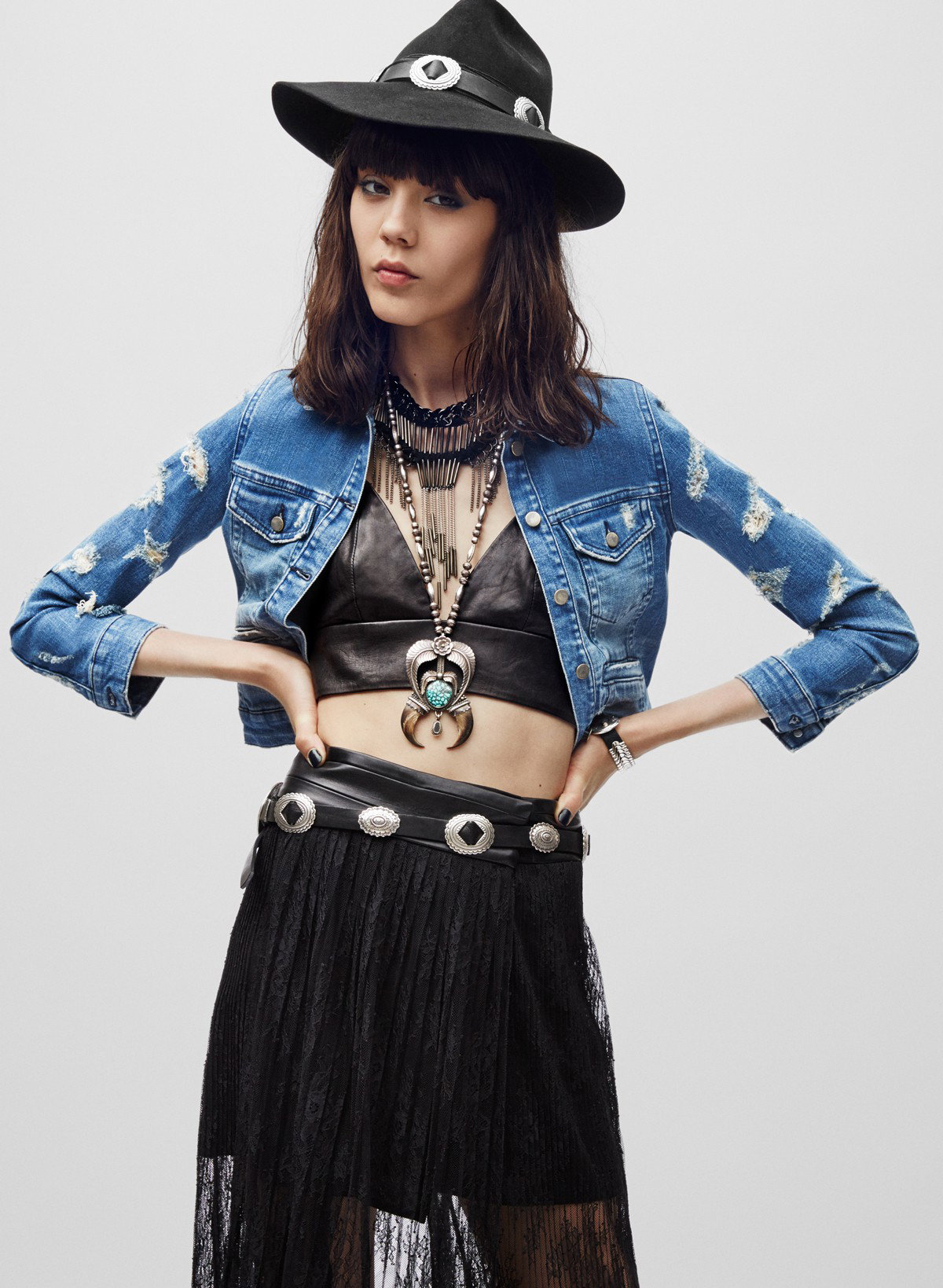 Ewa Władymiruk w lookbooku The Kooples wiosna-lato 2015