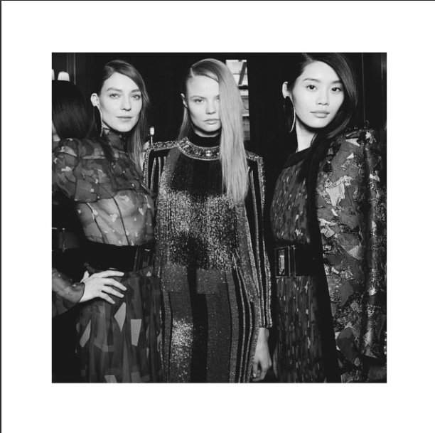Za kulisami pokazu Balmain, https://instagram.com/frackowiakmagdalena