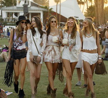 Gwiazdy na festiwalu Coachella 2015
