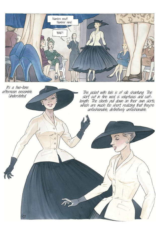 Historia marki Dior w wersji komiksowej
