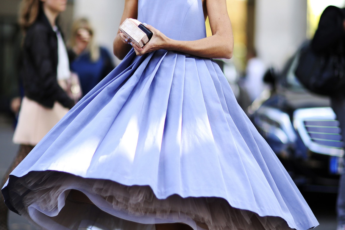 Modne sukienki wiosna lato 2015 - street fashion