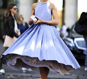 Modne sukienki wiosna lato 2015 - street fashion