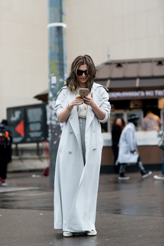 Street fashion wiosna-lato 2015: biel