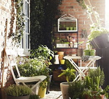 Zielone balkony Ikea