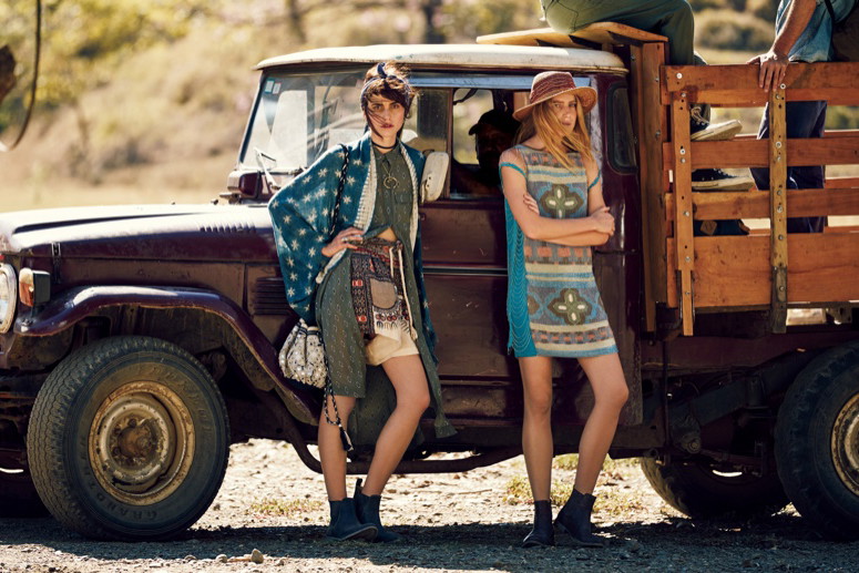 Dree Hemingway i Langley Fox dla Free People