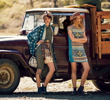Dree Hemingway i Langley Fox dla Free People