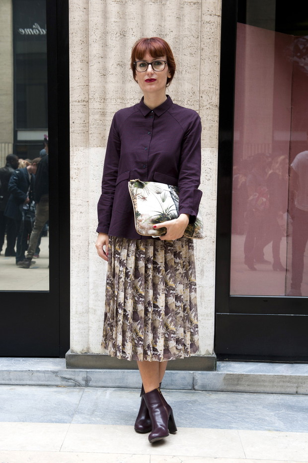 Street fashion wiosna-lato 2015: plisy