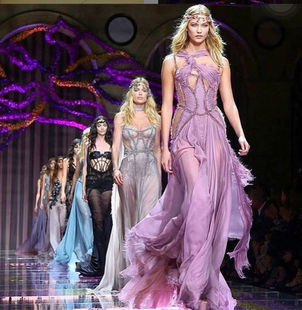 Versace haute couture jesień-zima 2015/2016: relacja Instagram