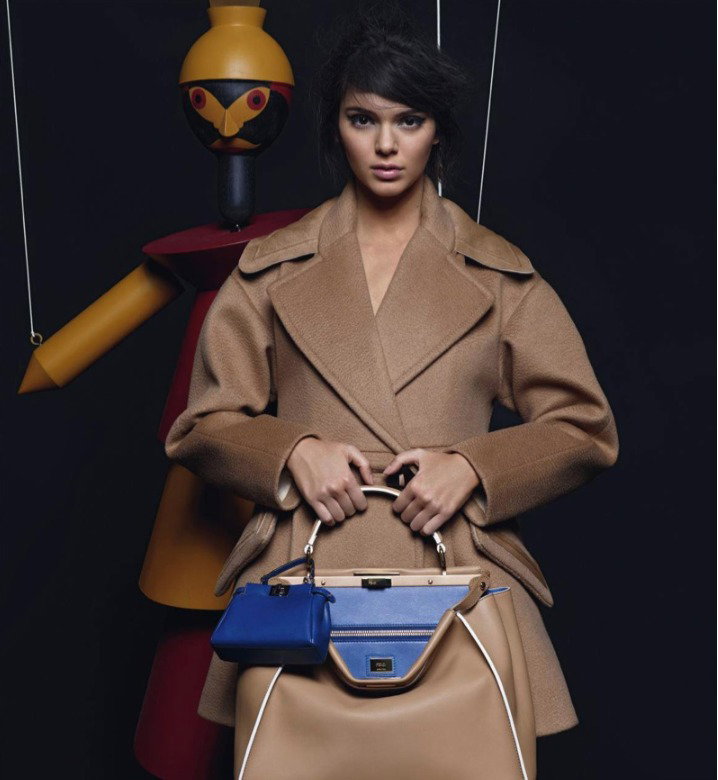 Kendall Jenner w kampanii Fendi jesień-zima 2015/2016 (WIĘCEJ ZDJĘĆ)