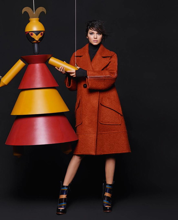 Kendall Jenner w kampanii Fendi jesień-zima 2015/2016 (WIĘCEJ ZDJĘĆ)