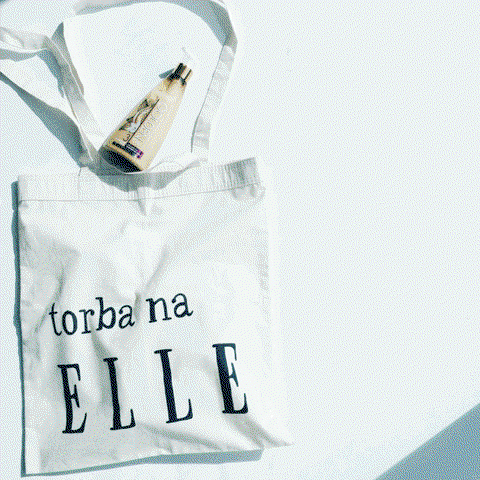 Torba na ELLE pełna kosmetyków