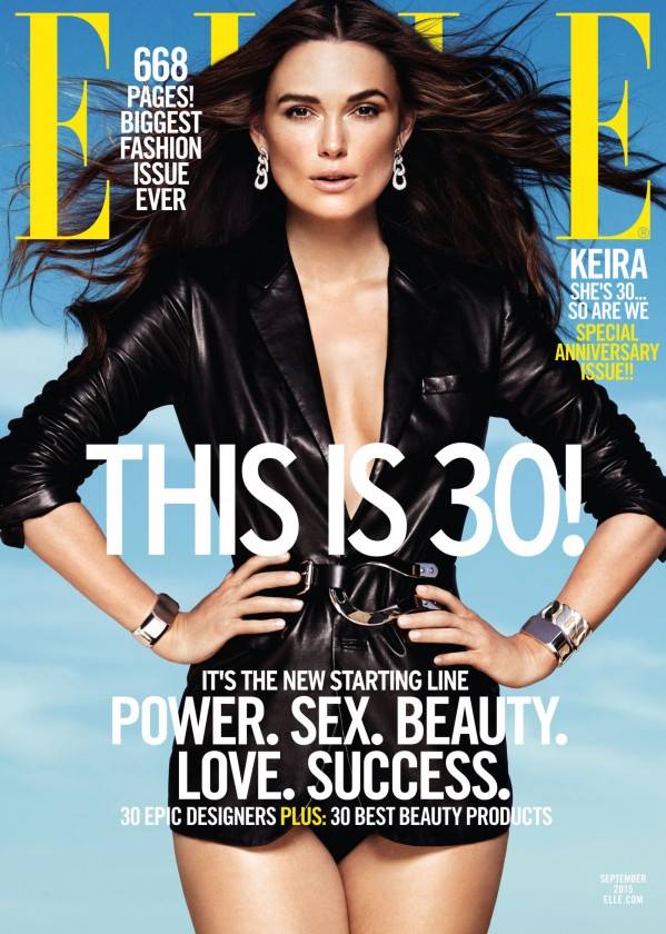 Keira Knightley we wrześniowym numerze ELLE US
