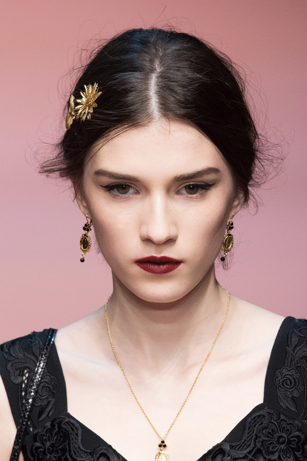 Look z wybiegu: Dolce & Gabbana jesień-zima 2015/2016