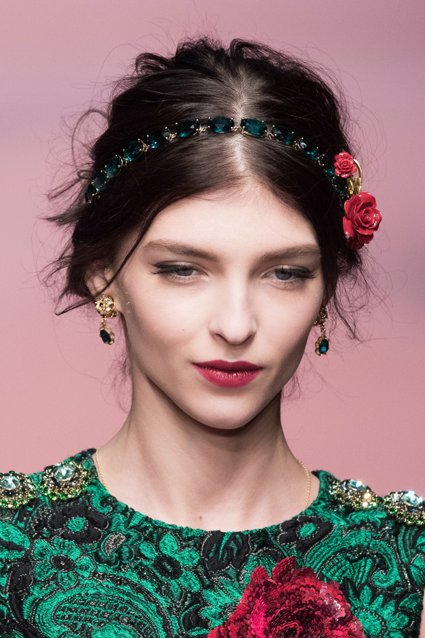 Look z wybiegu: Dolce & Gabbana jesień-zima 2015/2016