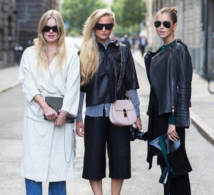 Street fashion ze Stockholm Fashion Week wiosna-lato 2016