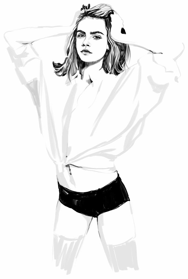 "Models of the Moment" - ikony mody na ilustracjach