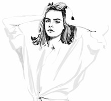 "Models of the Moment" - ikony mody na ilustracjach