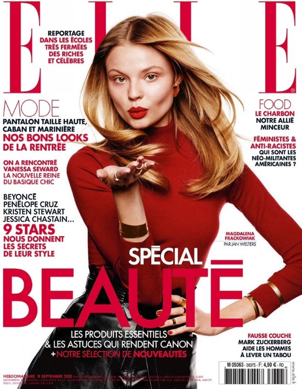 Magdalena Frąckowiak w ELLE France