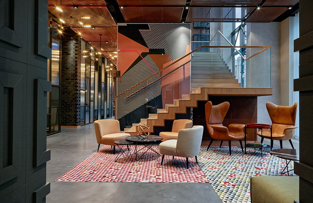 Lobby w PURO Hotel Gdańsk Stare Miasto