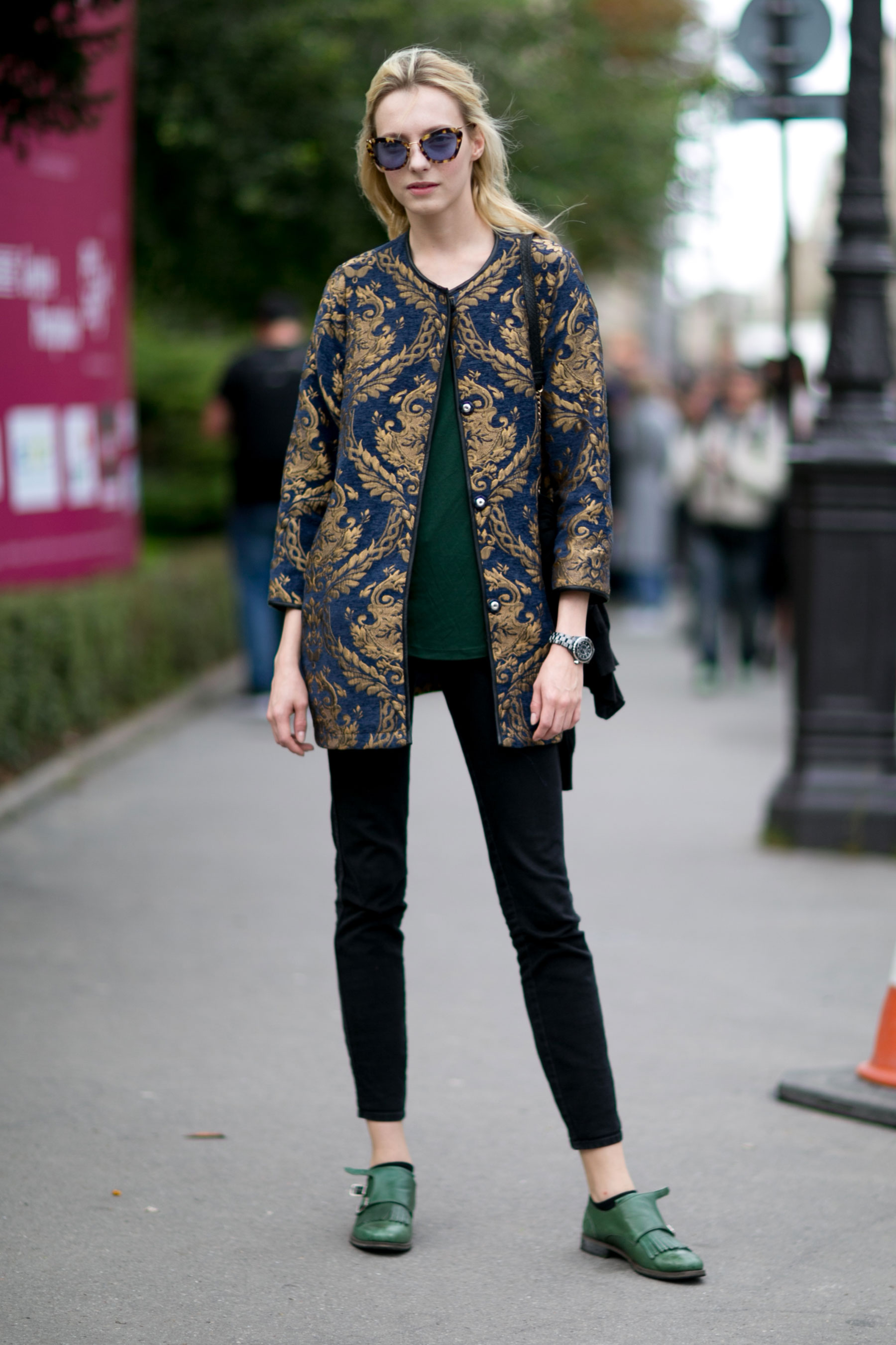 Street fashion: Modelki off duty w Paryżu