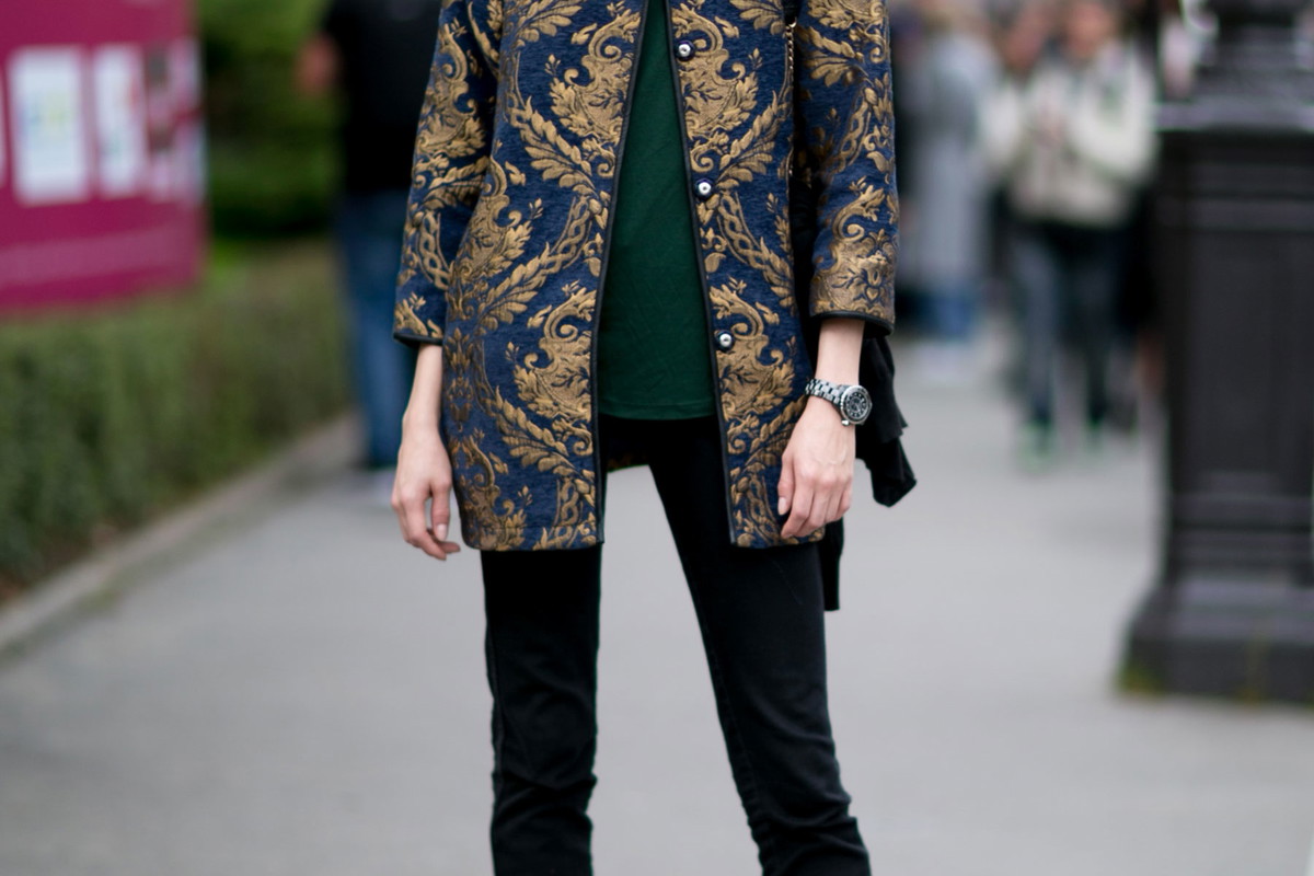 Street fashion: Modelki off duty w Paryżu