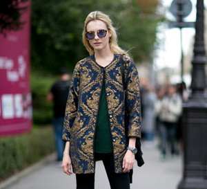 Street fashion: Modelki off duty w Paryżu
