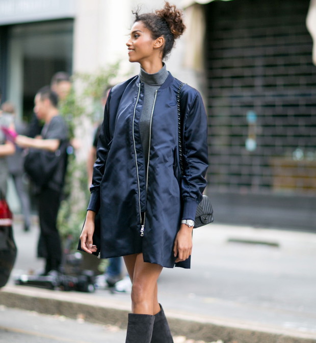 Street fashion: modelki off duty w Mediolanie