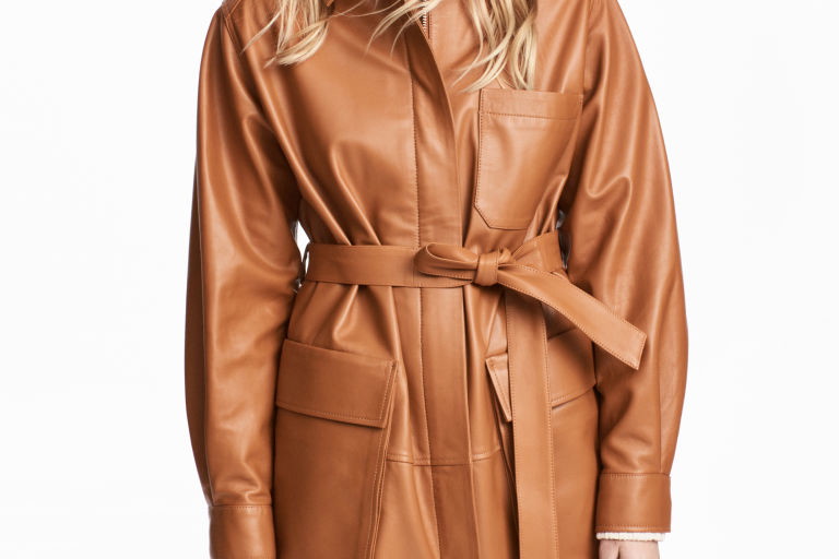 Kurtka skórzana H&M