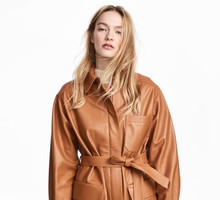 Kurtka skórzana H&M