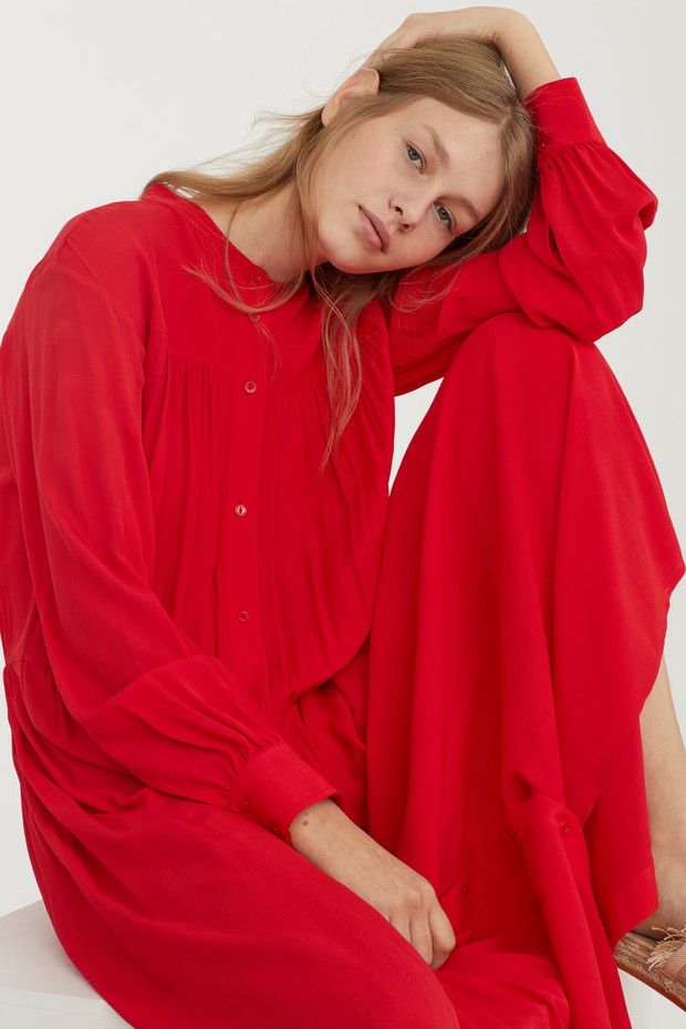 Czerwona sukienka H&M
