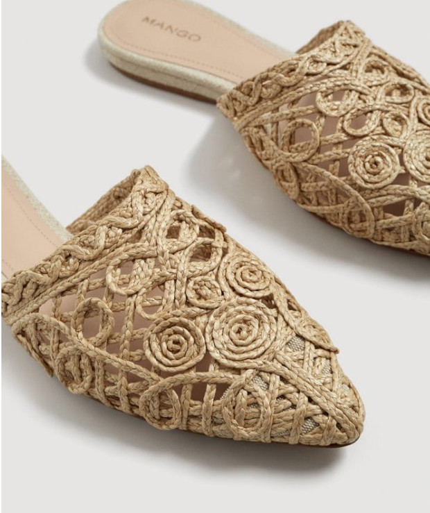 Plecione buty Mango