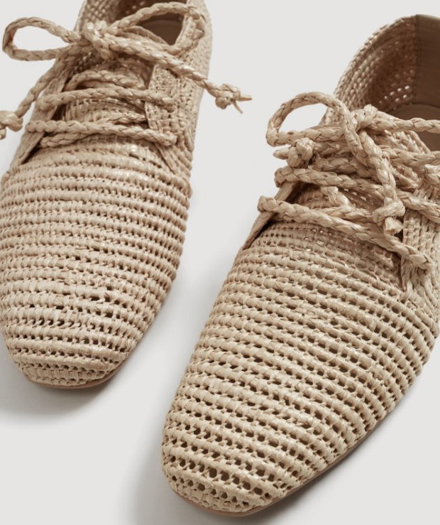 Plecione buty Mango