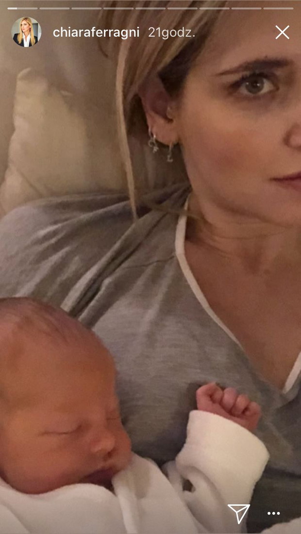 Chiara Ferragni z synem Leo