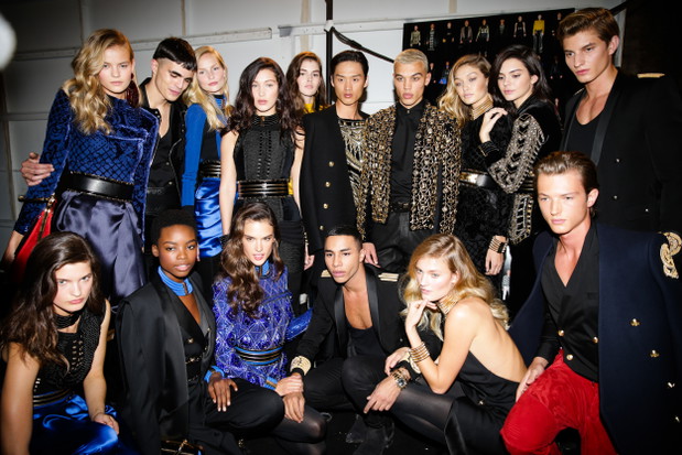 Gwiazdy na pokazie Balmain x H&M w Nowym Jorku