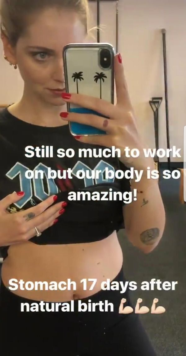 Chiara Ferragni pokazała jak wygląda jej ciało po ciąży