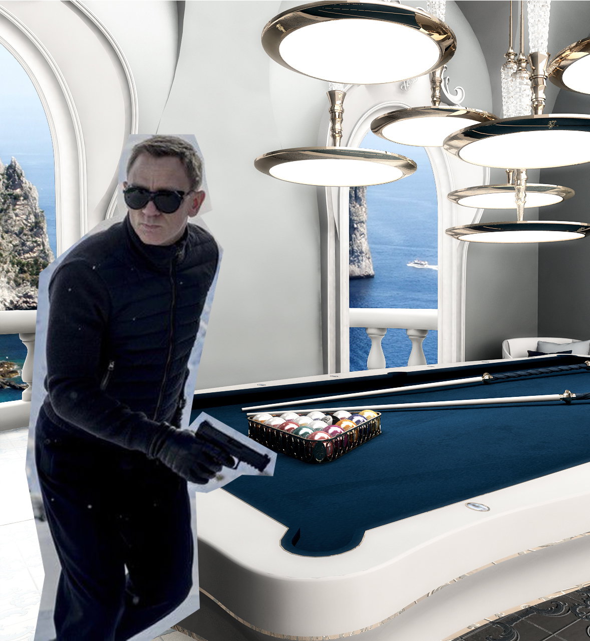 James Bond - superbohater we wnętrzach