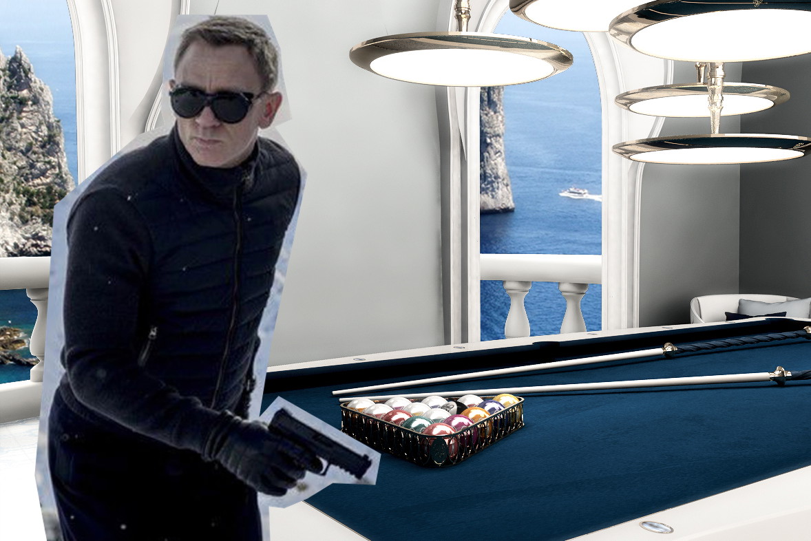 James Bond - superbohater we wnętrzach