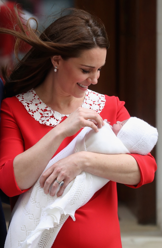 The Duke & Duchess Of Cambridge Depart The Lindo Wing With Their New Son